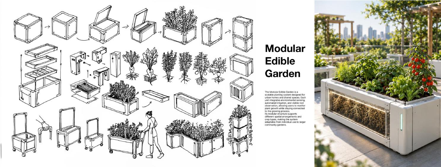 The Edible Kitchen modular garden
